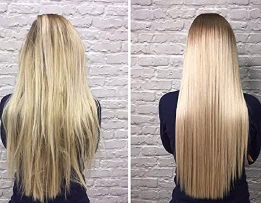 Peptide Hair Shine Shampoo , Before and After